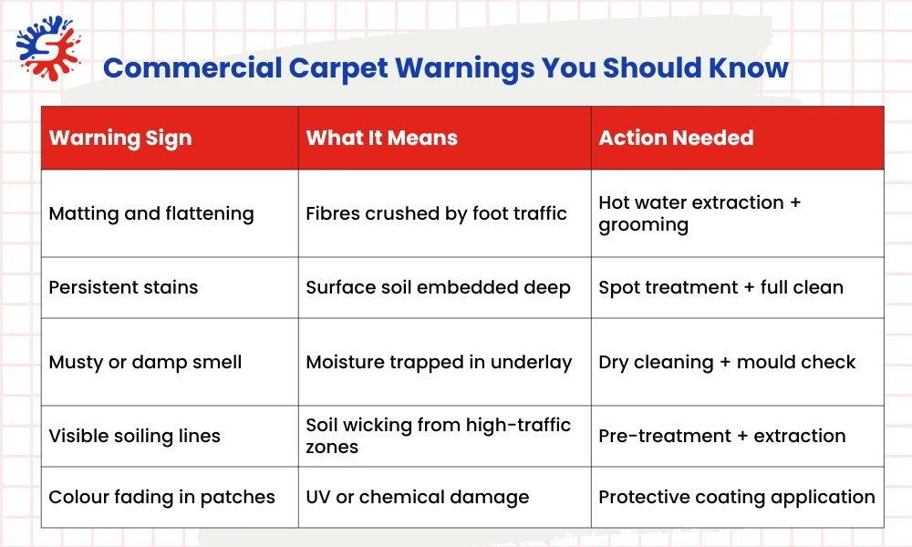 Commercial Carpet Warnings You Should Know