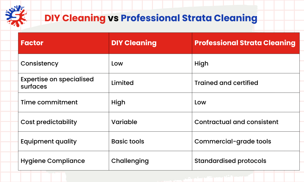 DIY Cleaning vs Professional Strata Cleaning 