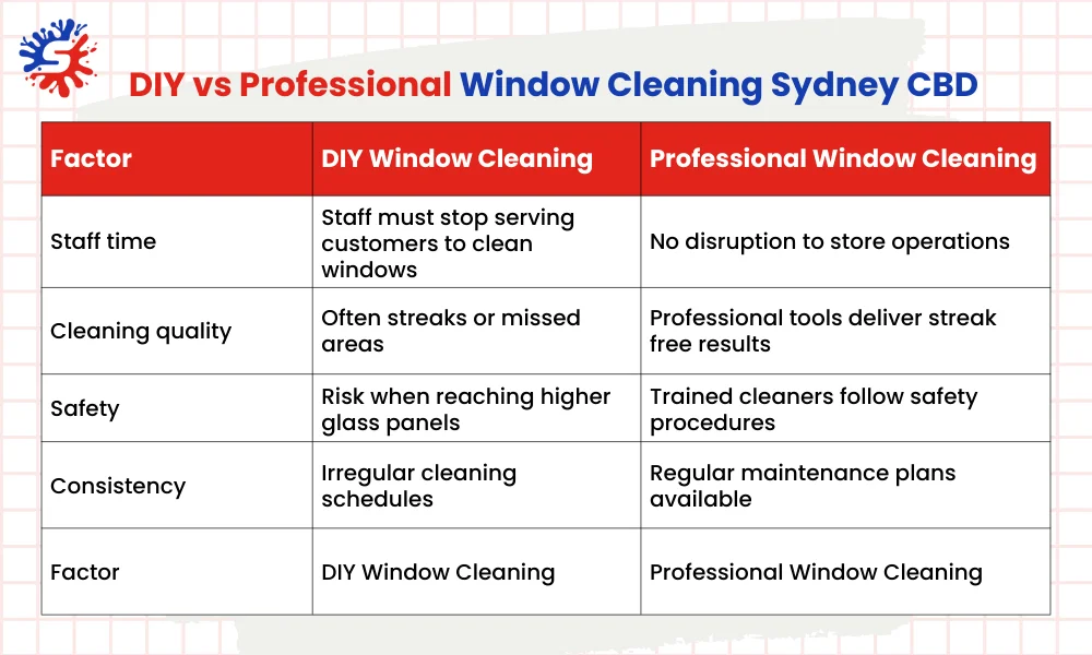 DIY vs Professional Window Cleaning Sydney CBD