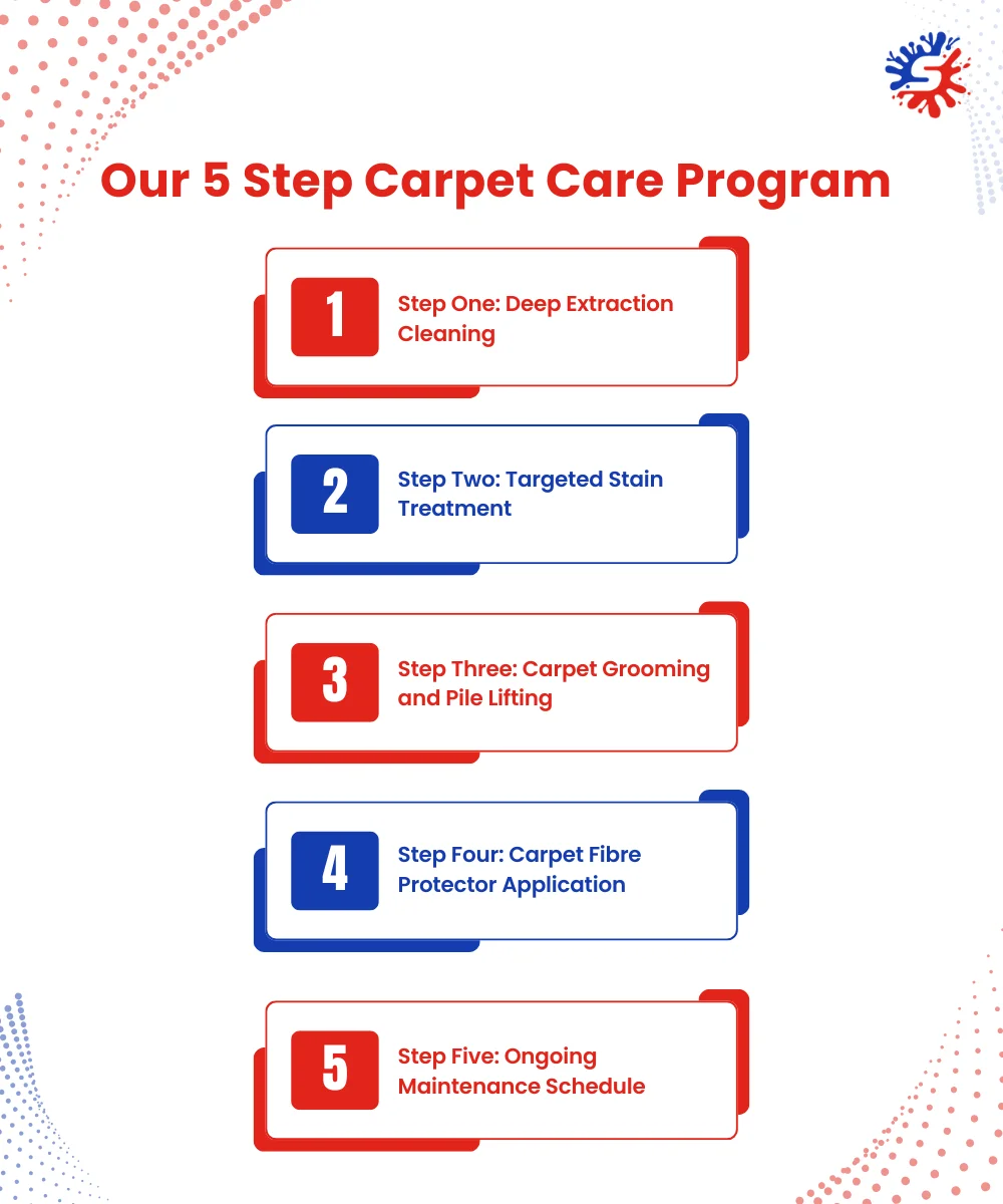 Our 5 Step Carpet Care Program