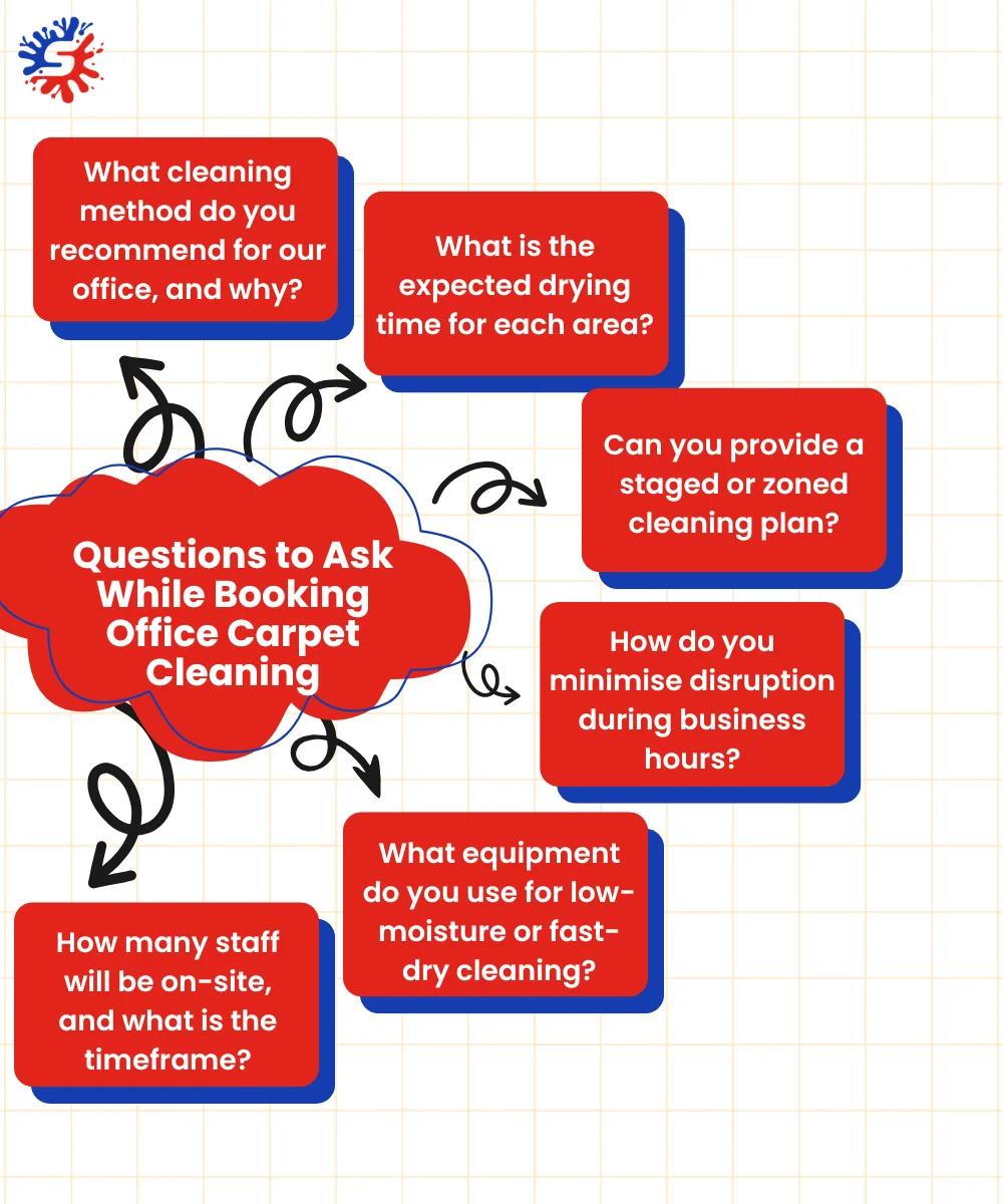 Questions to Ask While Booking Office Carpet Cleaning